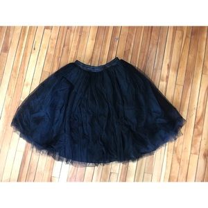 Knee-length black Tutu 22/24